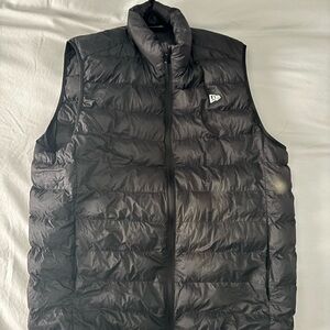 New Era Black Quilted Vest